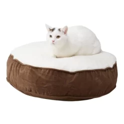 Kensington Garden Lucy Deluxe Sherpa Round Pillow Cat Bed -BlueBuffalo Sales Store GUEST 008cfbeb 829c 451c 83a4 bdba8b661d8b