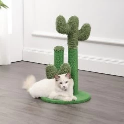 Marfa Modern Jute Triple-Cactus Cat Scratching Post With Fuzzy Toy -BlueBuffalo Sales Store GUEST 01aa101e e577 4e79 9264 57aa89f838fc