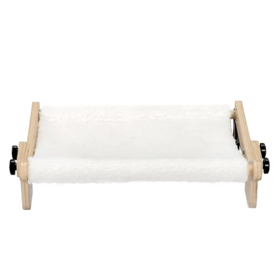 DOMETOUR Cat Window Perch For Indoor Plush Cat Hammock, Window Seat Bed Shelf No Drilling No Suction Cup, Wood Color 1 DOMETOUR Cat Window Perch For Indoor Plush Cat Hammock, Window Seat Bed Shelf No Drilling No Suction Cup, Wood Color