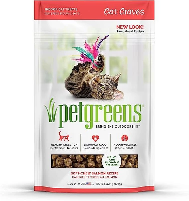 Pet Greens Treats Savory Salmon Semi-Moist Cat Treats - 3 Ounce 5 Pet Greens Treats Savory Salmon Semi-Moist Cat Treats - 3 Ounce - Image 5