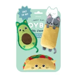 PetShop By Fringe Studio Kitty Cravings Cat Plush Toy Set - 3pc