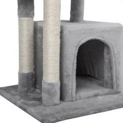 Double Level Cat Tree Stand House Furniture Kittens Activity Tower Posts Kitty Pet Play House - Light Gray -BlueBuffalo Sales Store GUEST 0374d004 8b7a 469d acdb 2d08408a7556