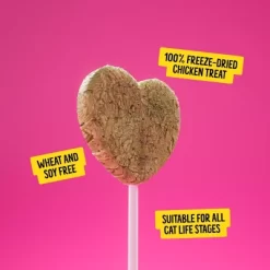 Bonkers Purrpops Catnip Flavor Cat Freeze-Dried Treats - 0.2oz/4ct