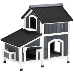 SKYONE Two-Story Outdoor Cat Shelter With Asphalt Roof, Elevated Fir Wood Enclosure, Multiple 15 SKYONE Two-Story Outdoor Cat Shelter With Asphalt Roof, Elevated Fir Wood Enclosure, Multiple -BlueBuffalo Sales Store GUEST 04b3ca02 4eec 4a64 80ed 9136e57446df
