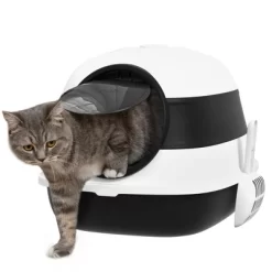 MaseiKar Cat Litter Box With Lid, Covered Litter Box W/ High Sides, Large Two-Way Entrance Kitty Litter Box, Foldable, Easy Clean 20 MaseiKar Cat Litter Box With Lid, Covered Litter Box W/ High Sides, Large Two-Way Entrance Kitty Litter Box, Foldable, Easy Clean -BlueBuffalo Sales Store GUEST 065177ac 6d95 4110 b791 90fda9a741eb 1