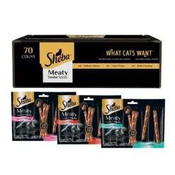 Sheba Salmon, Tuna And Chicken Flavor Meaty Tender Sticks Cat Treats - 9.94oz -BlueBuffalo Sales Store GUEST 0669b15c 0038 448f b7d3 f33974663e23