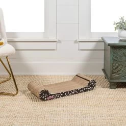 THE LICKER STORE Rini Modern Cardboard Lounge Bed Cat Scratcher With Built-In Bell Toys And Catnip -BlueBuffalo Sales Store GUEST 06c5b92e 6d91 405b 837a 6c1ddcc9662b