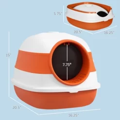 Ridstar Covered Cat Litter Box With Air Freshener-Orange -BlueBuffalo Sales Store GUEST 07f98bd4 2377 4a41 9abc a68ba31ba424 3