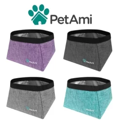 PetAmi Travel Dog Food Bag, Pet Cat Collapsible Bowls Set, Portable Foldable Waterproof Lining -BlueBuffalo Sales Store GUEST 082c23d8 4713 42ee b1ea 468c126a188f