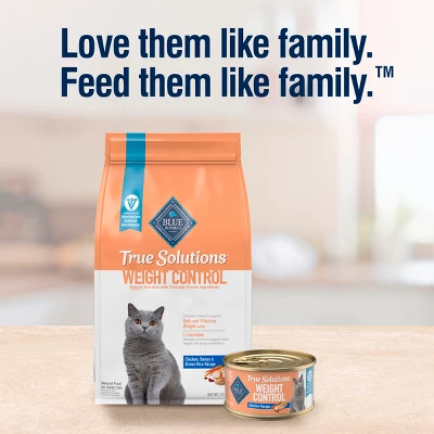 Blue Buffalo True Solutions Fit & Healthy Weight Control Chicken Flavor Premium Wet Cat Food - 3oz 9 Blue Buffalo True Solutions Fit & Healthy Weight Control Chicken Flavor Premium Wet Cat Food - 3oz - Image 9