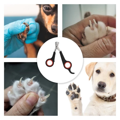 Unique Bargains Durable Pet Nail Clippers 4.72"x2.36" Red Black 1 Pc 5 Unique Bargains Durable Pet Nail Clippers 4.72"x2.36" Red Black 1 Pc - Image 5