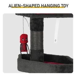 Angel Sar 49'' Gothic Cat Tree With Throne Bed & Coffin Perch, Black Cat Tower With Sisal Scratching Posts And Alien Toy For Indoor Cats -BlueBuffalo Sales Store GUEST 0979e143 e605 4382 84fe 44f2bc53887d