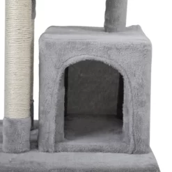Sevobal Pet Tower, Double Layer Cat Tree Tower With Scratching Posts And Caves, Multi-Level Activity Center For Indoor Cats, Gray, 15.7"*15.7"*31.4" -BlueBuffalo Sales Store GUEST 09da67f9 5e3e 4e8a 807b c2ddc5405ba6 1