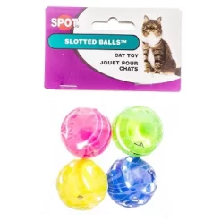 Spot Slotted Balls With Bells Inside Cat Toys - 4 Pack -BlueBuffalo Sales Store GUEST 0a4685a0 6b3b 4409 b88f 1477ad804d12