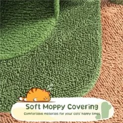 Yaheetech 63" H Multi-Level Cactus Cat Tree, Green/Brown -BlueBuffalo Sales Store GUEST 0c07ad4e 35a4 498c 8827 70d03e23b2b4