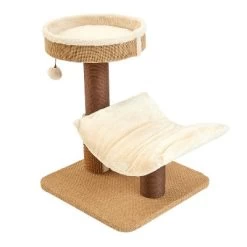 Two By Two Marquette - Beige Scratching Post Cat Furniture - 21.9 In. Tall -BlueBuffalo Sales Store GUEST 0c9e481a 0d55 46e7 aa3e 861a1abfbd05