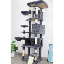 Racxily 84 In Cat Tree Tower With Large Condo Sisal Scratching Post Big Hammock And Top Platform -BlueBuffalo Sales Store GUEST 0ca21b80 3d43 4150 b77c e483e7036f7e