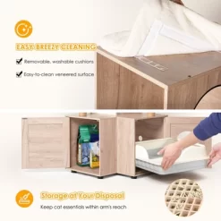 Bella Depot 63" Multi-Functional Cat Tree With Litter Box Includes Removable Washable Cushion -BlueBuffalo Sales Store GUEST 0cecef9d bebb 4d3d 9201 3e2e37862fd0