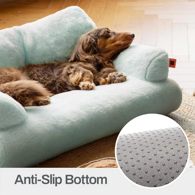 Boersma Plush Cat & Small Dog Bed – Washable Indoor Pet Couch With Non-Slip Bottom For Cats, Kittens & Puppies 2 Boersma Plush Cat & Small Dog Bed – Washable Indoor Pet Couch With Non-Slip Bottom For Cats, Kittens & Puppies - Image 2