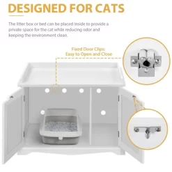 Yaheetech Large Cat Litter Box Enclosures Wooden Storage Side Table 13 Yaheetech Large Cat Litter Box Enclosures Wooden Storage Side Table -BlueBuffalo Sales Store GUEST 0def4d16 ac23 4bfc bcde b35d93c32aad