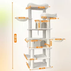 Multipet 68 Inches Multi-Level Large And Tall Cat Tree -BlueBuffalo Sales Store GUEST 0ea25b54 601d 410f b0cd 212914557df4