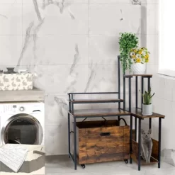 Cat Litter Box Enclosure Furniture With Flower Stand, Corner Wooden Cat Washroom -BlueBuffalo Sales Store GUEST 0ecdf9c2 44ed 48a4 b9e0 5aaf3bc077ca