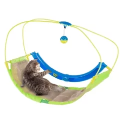 Interactive Cat Toy Rocking Activity Mat- Swing Playing Station With Sisal Scratching Area, Hanging Toy, Rolling Ball For Cats And Kittens By PETMAKER -BlueBuffalo Sales Store GUEST 0fb92594 abc3 476b a50f 1cef87c65559