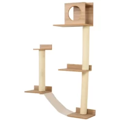 MaseiKar Wall-Mounted Multi-Level Cat Tree Activity Tower With Sisal-Covered Scratching Posts & An Interior Condo Area -BlueBuffalo Sales Store GUEST 107507be 5bc5 44cc 8ffe b64742d64398 1