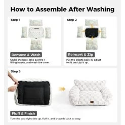 Soft Cat Couch Bed, Faux Fur Checkered Pet Sofa -BlueBuffalo Sales Store GUEST 10d0b8f4 8a67 4cbd b7ea b69ff79b9f76