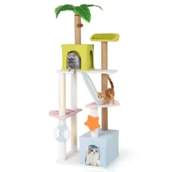 Tangkula 71" Large Cat Tree Multi-level Cat Tower Furniture W/ Scratching Ramp -BlueBuffalo Sales Store GUEST 10fcfc34 c08e 4331 a78b 647dd3a8f1ac
