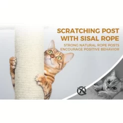 Cat Tree Tower Multi-Level Durable Cat Scratching Post Space Saving Cat Condo Pet Play House For Indoor Cats -BlueBuffalo Sales Store GUEST 124ae6d9 0b5e 4d9c ae13 8f799aeecc55