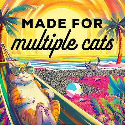 Tidy Cats Bahama Sunset Clumping Scented Low Dust Cat Litter - 35lbs 6 Tidy Cats Bahama Sunset Clumping Scented Low Dust Cat Litter - 35lbs - Image 6