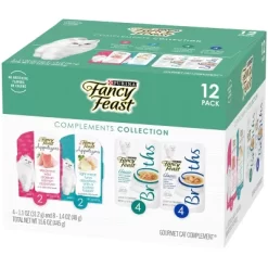 Fancy Feast Complements Collection With Chicken, Tuna, Shrimp, Fish And Salmon Wet Cat Food - 12ct -BlueBuffalo Sales Store GUEST 1352a932 e0b2 4b08 92cf 1afcc571a47f