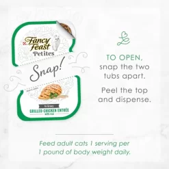 Fancy Feast Petites Grilled Chicken With Wild Rice In Gravy Wet Cat Food - 2.8oz -BlueBuffalo Sales Store GUEST 149b044c 66d2 4d7d ada0 27a524c0576b
