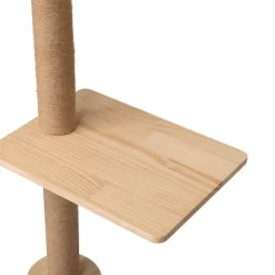 DOMETOUR Wall-Mounted Cat Scratching Pad For Small To Large Cat, Indoor Wood Cat Tree With Hammock, Cat Scratcher Perch -BlueBuffalo Sales Store GUEST 15cecc08 714c 4892 b34e 3589127bdea3 1