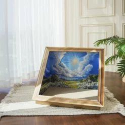 FairyLand™ - Oil Painting Cat Scratcher Bed – Cardboard Cat Scratching Lounge With Artistic Frame Design, Sturdy Corrugated Board, Cat Furniture -BlueBuffalo Sales Store GUEST 15e6be44 ba9e 4529 a930 f36a67b67dd6