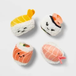 Smiling Sushi Flush Cat Toy - 4pk - Boots & Barkley™ -BlueBuffalo Sales Store GUEST 1619a305 ca03 4ed8 9fb4 f13bab4b97b3
