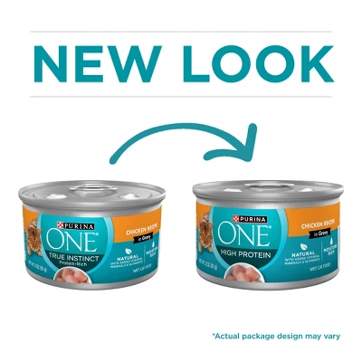 Purina ONE True Instinct Chicken Wet Cat Food - 3oz 2 Purina ONE True Instinct Chicken Wet Cat Food - 3oz - Image 2