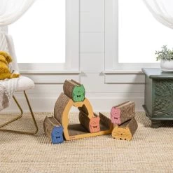 THE LICKER STORE Kazoku Modern Cardboard 5-in-1 Family Cat Cave Scratcher With Catnip And Pull-Out Design -BlueBuffalo Sales Store GUEST 170e3597 3773 4e36 a550 f88db5c849b4