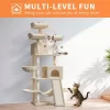 68.5-Inch Multi-Level Cat Tree For Indoor Cats Large Adult Heavy Duty Cat Tower For Large Cats