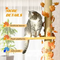 Lyngins Adjustable Tall Cat Tree,3-Level Cat Climbing Tower With Sisal Scratching Post, Platforms, Leaves For Indoor Cats,Orange 7 Lyngins Adjustable Tall Cat Tree,3-Level Cat Climbing Tower With Sisal Scratching Post, Platforms, Leaves For Indoor Cats,Orange -BlueBuffalo Sales Store GUEST 17146979 1f49 4c4c 929f 946d1307edfb