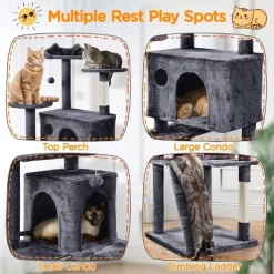 Yaheetech 80inch Multilevel Cat Tree Condo Cat Tower 14 Yaheetech 80inch Multilevel Cat Tree Condo Cat Tower -BlueBuffalo Sales Store GUEST 1752f6d1 b595 4275 8349 b849c40cd2eb