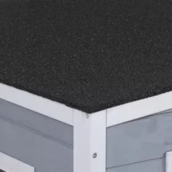 DOMETOUR Large Wooden Cat Enclosure With Waterproof Roof And Platforms Gray -BlueBuffalo Sales Store GUEST 17638ab2 76a2 42a7 a67a f927b954f12f