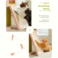 QuestaPack Flower Cat Tree 47.2" Multi-Level Cat Tower With Sisal Covered Scratching Posts -BlueBuffalo Sales Store GUEST 1920801b f512 4ced 9555 3c4504cfe278