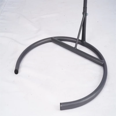 OUTSUPPLY Cat Swing Bed With Stand & Cushion, Rattan Wicker Hanging Hammock For Cats And Small Dogs, Indoor/Outdoor 9 OUTSUPPLY Cat Swing Bed With Stand & Cushion, Rattan Wicker Hanging Hammock For Cats And Small Dogs, Indoor/Outdoor - Image 9