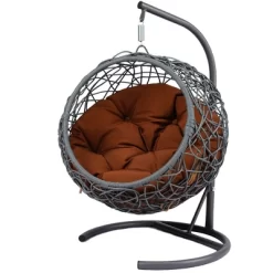 Chery Life Cat Swing Bed With Stand & Cushion, Rattan Wicker Swing Chair, Hanging Swinging Cat Bed For Cats, Small Dogs, And Small Animals -BlueBuffalo Sales Store GUEST 1aaecaff ef8d 4db4 93dc 2db8e6de08ce