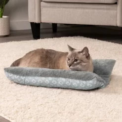FurHaven Plush Fur & Diamond Print Cuddle Loaf Bed For Small Pets -BlueBuffalo Sales Store GUEST 1c7f8ce5 691d 4323 8329 be0cec6ae3a6