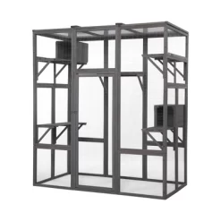 DOMETOUR Large Cat Enclosure With 2 Retreat Condos And 5 Elevated Platforms Gray -BlueBuffalo Sales Store GUEST 1e278d4d 0375 4643 8495 8b573ce97801