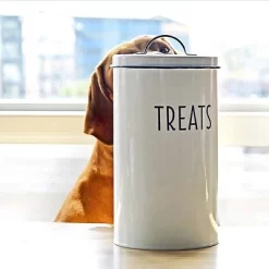 Outshine Co White Farmhouse Cat And Dog Treat Container With 2 Dog Bone Cookie Cutters -BlueBuffalo Sales Store GUEST 1ec05f02 c371 44ff 8cc1 737920bc449f