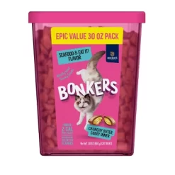 Bonkers Bites Seafood Flavor Cat Treats - 30oz -BlueBuffalo Sales Store GUEST 1ec58c15 93c0 4bbe 8d4b 120224a3ebd3